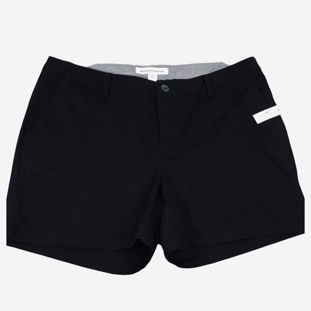 Amazon Essentials Women's 5" Inseam Chino Short - 14 (Plus Size)